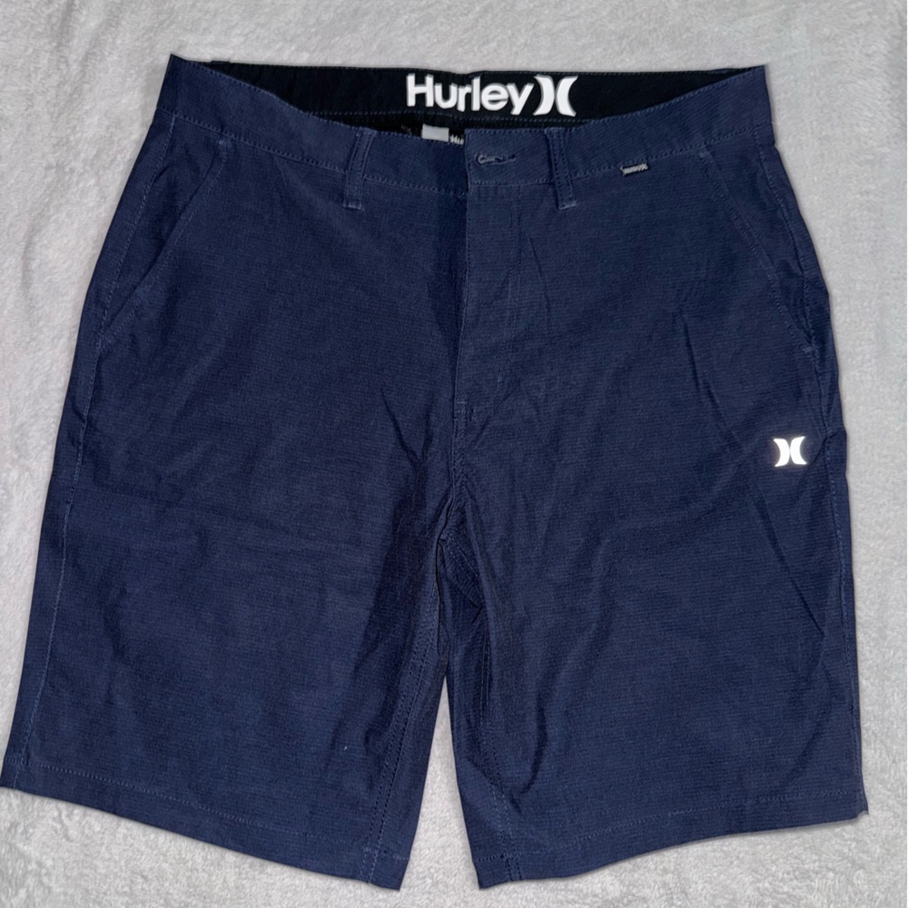 Hurley Navy Hybrid Shorts Athletic Casual